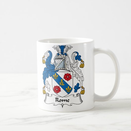 Rome Family Crest Koffiemok (Rechts)