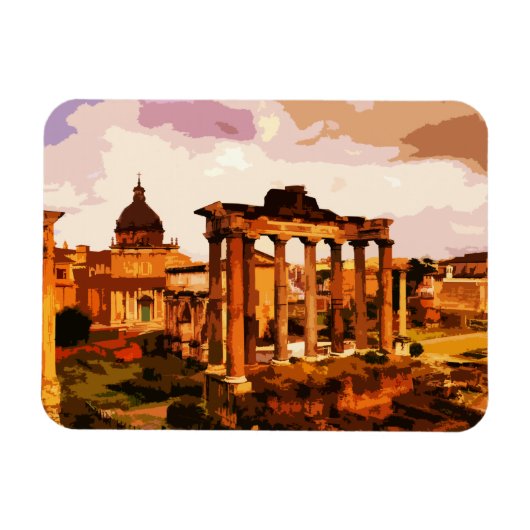 Rome Forum Romanum Architecture Italië Magneet (Horizontaal)