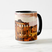 Rome Forum Romanum Architecture Italië Mok (Voorkant rechts)