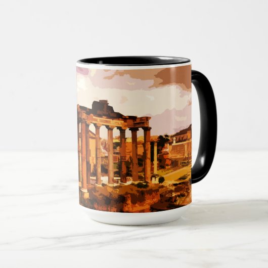Rome Forum Romanum Architecture Italië Mok (Voorkant rechts)