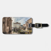 Rome Forum Romanum Italië Holiday Souvenir Bagagelabel (Voorkant horizontaal)