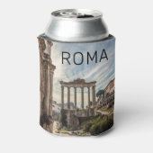 Rome Forum Romanum Italië Holiday Souvenir Blikjeskoeler (Blikje Achterkant)