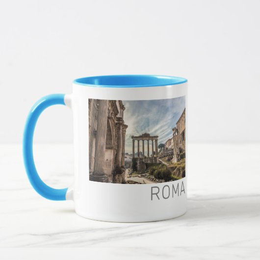 Rome Forum Romanum Italië Holiday Souvenir Mok (Links)