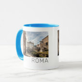 Rome Forum Romanum Italië Holiday Souvenir Mok (Voorkant links)