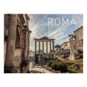 Rome Forum Romanum Italië Holiday Souvenir Perfect Poster (Voorkant)
