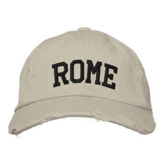 Rome geborduurd Pet