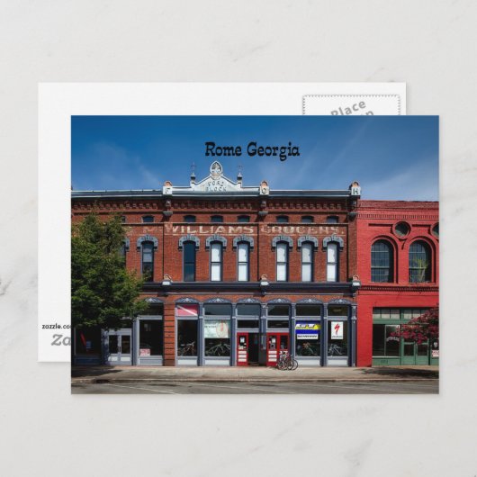 Rome, Georgia Briefkaart (Voorkant / Achterkant)