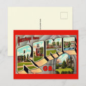 Rome Georgia Vintage Ansichtkaart Briefkaart (Voorkant / Achterkant)