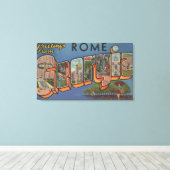 Rome, GeorgiaLarge Letter ScenesRome, GA Canvas Afdruk (Insitu (Houten vloer))