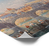 Rome, Gezicht op Castel Sant'Angelo Poster (Hoek)