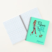 Rome Girl Mint Travel Notitieboek (Binnen)