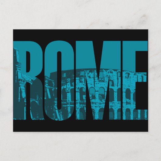 Rome Grafisch Briefkaart (Voorkant)