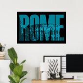 Rome Graphic Poster (Thuiskantoor)