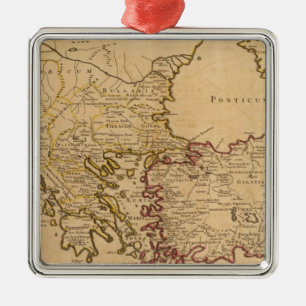 Rome, Griekenland, Turkije 2 Metalen Ornament