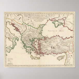 Rome, Griekenland, Turkije Poster