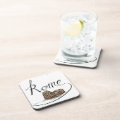 Rome Hand Lettered Design Onderzetter (Rechterzijde)