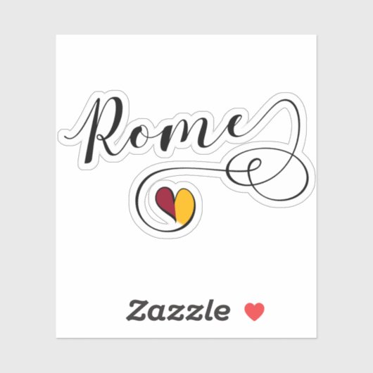 Rome Hartvlag Sticker (Vel)