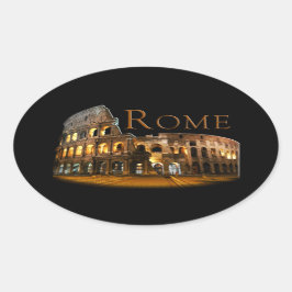 Rome: Het Colosseum Ovale Sticker