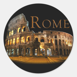 Rome: Het Colosseum Ronde Sticker
