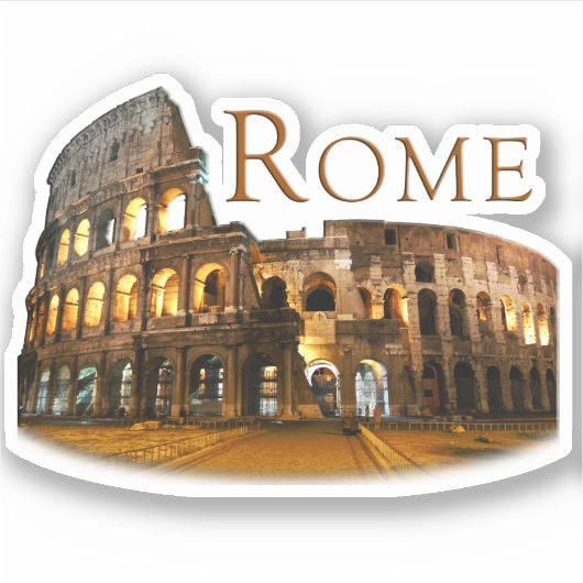 Rome: Het Colosseum Sticker (Voorkant)