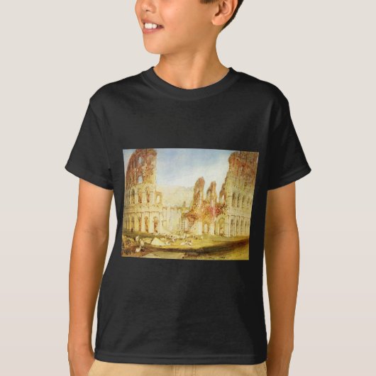 Rome, het Colosseum van William Turner T-shirt (Voorkant)