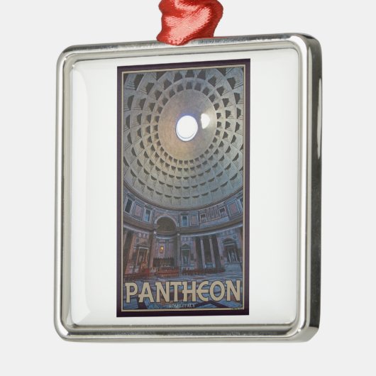 Rome - Het Pantheon Metalen Ornament (Links)