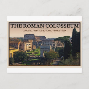 Rome - Het Romeinse Forum en Colosseum Briefkaart