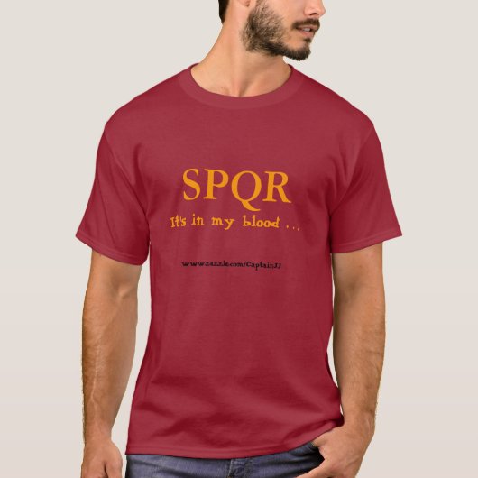 Rome - Het zit in mijn bloed. . . T-shirt (Voorkant)