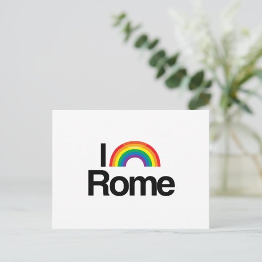 ROME - I LOVE PRIDE - PNG.NL BRIEFKAART (Staand voorkant)
