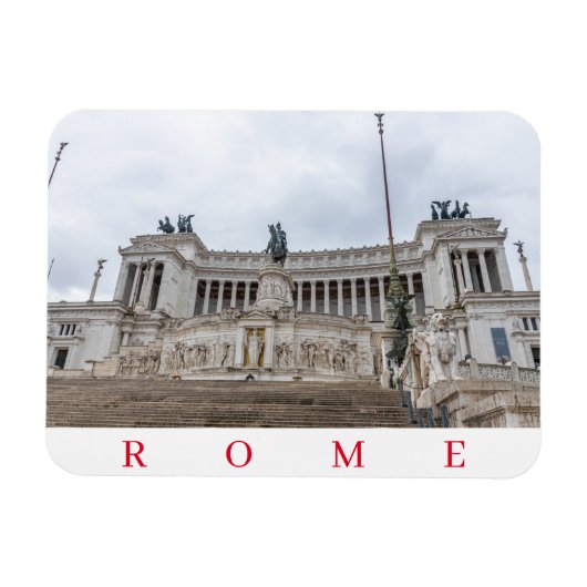 Rome Il Vittoriano fridge magnet Magneet (Horizontaal)
