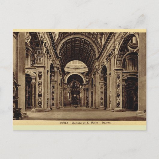 Rome, in de Basilica van St. Paul Briefkaart (Voorkant)