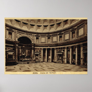 Rome in het Pantheon Poster