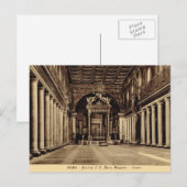 Rome, Inside Santa Maria Maggiore Briefkaart (Voorkant / Achterkant)