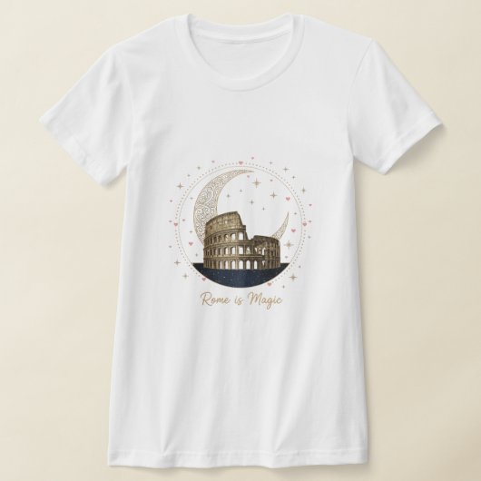 Rome is Magic T-Shirt - Elegant Colosseum (Laagn)