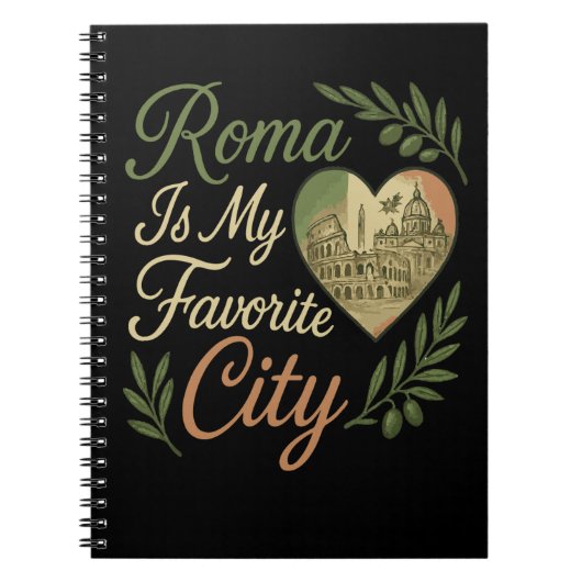 Rome is mijn lievelingsstad notitieboek (Voorkant)