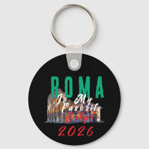 Rome is mijn lievelingsstad sleutelhanger