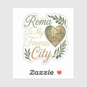 Rome is mijn lievelingsstad sticker