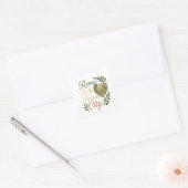 Rome is mijn lievelingsstad vierkante sticker (Envelop)