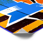 Rome, Italiaanse reisposter Poster (Hoek)