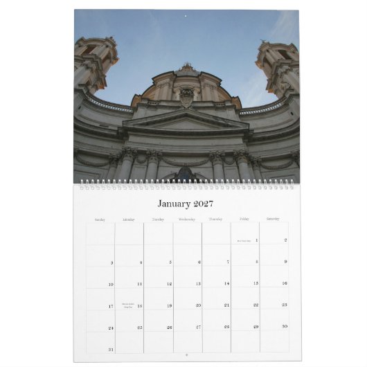 Rome, Italië 2013 Kalender (Jan 2027)