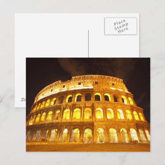 Rome, Italië 8 Briefkaart (Voorkant / Achterkant)