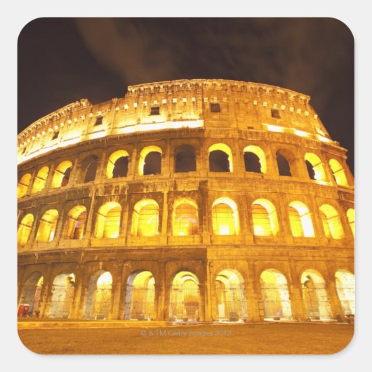 Rome, Italië 8 Vierkante Sticker (Voorkant)