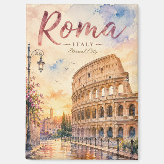 Rome Italië Aquarel Magneet