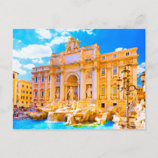 Rome, Italië - Berg Trevi Briefkaart