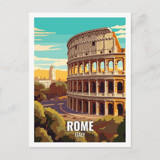 Rome Italië Beroemde reisplekken Briefkaart (Voorkant)