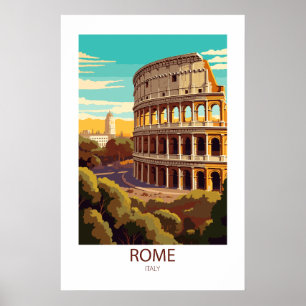 Rome Italië Beroemde reisplekken Poster