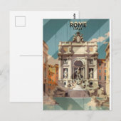 Rome - Italië Beste plek om te bezoeken Briefkaart (Voorkant / Achterkant)