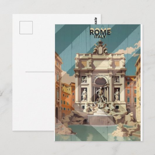 Rome - Italië Beste plek om te bezoeken Briefkaart (Voorkant / Achterkant)