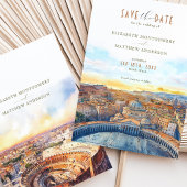 Rome Italië Bewaar de datum Sint-Pietersbasiliek Kaart