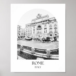 Rome Italië Boog Fotoprint Poster